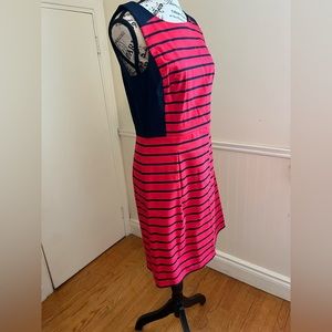 Tommy Hilfiger red and navy dress